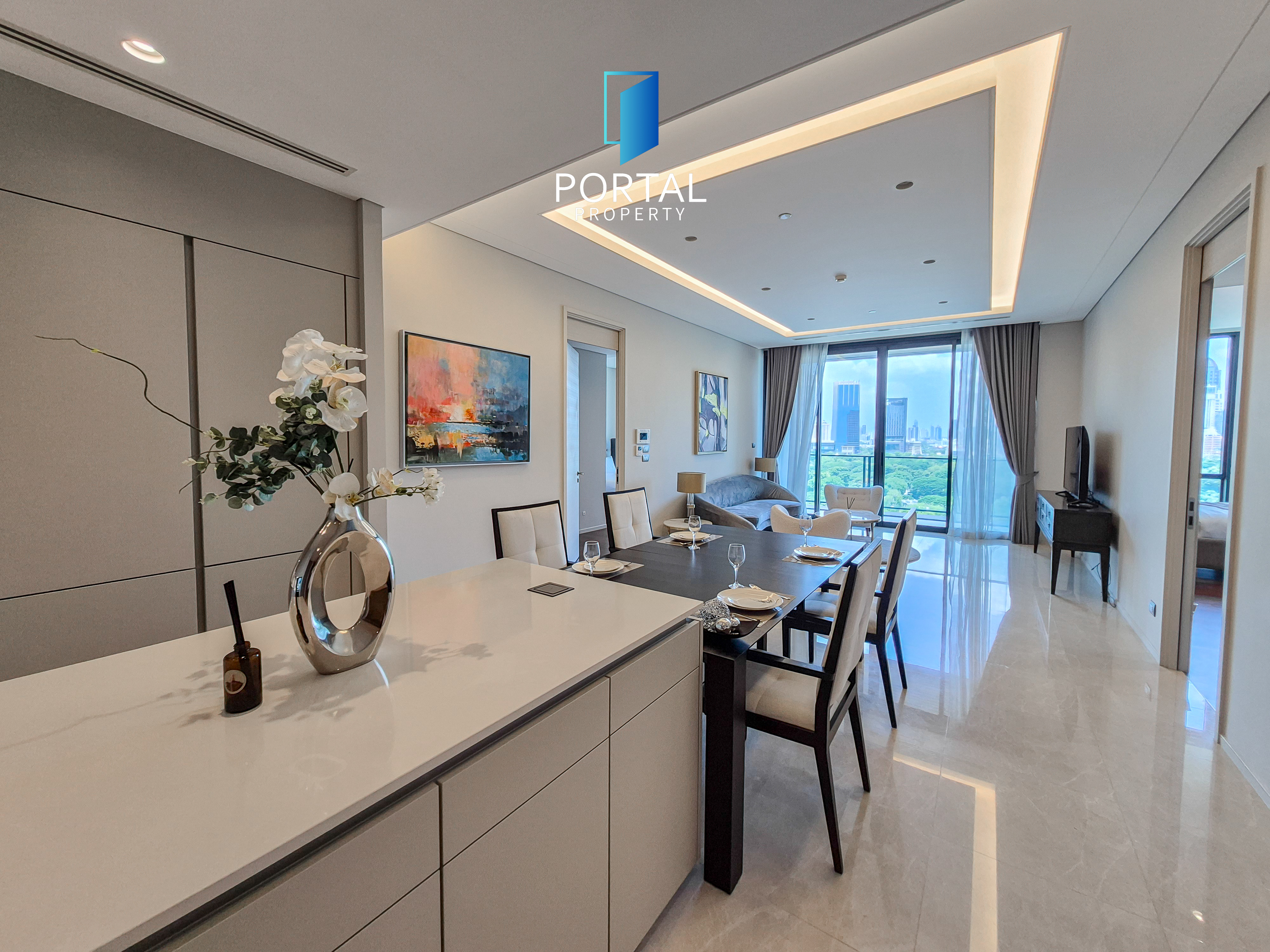 The Residences at Sindhorn Kempinski, 2 bed condo in Wireless, Bangkok — photo 2